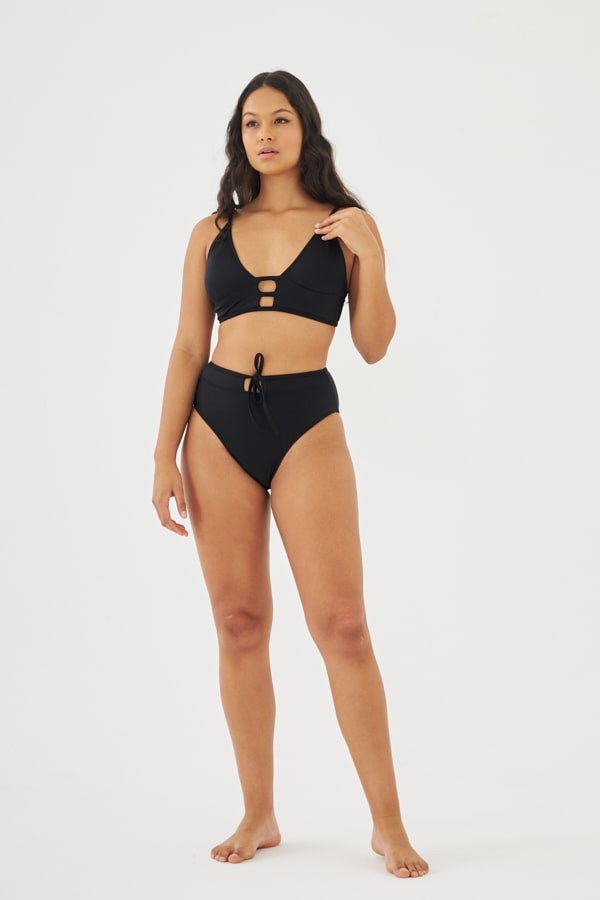 Starinci MayoStarinci Mayo Yüksek Bel Toparlayıcı Üç İplik Dekolteli Bikini