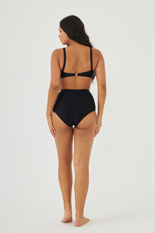 Starinci MayoStarinci Toparlayıcı Bikini Takımı Siyah Yüksek Bel 