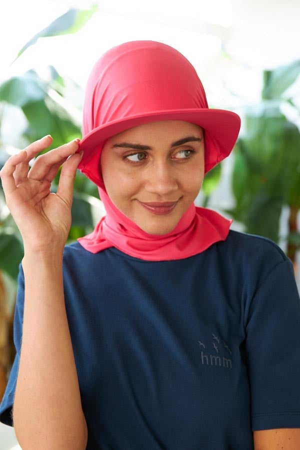 Starinci MayoStarinci Kadın tesettür Bone Siperli Şeker Pembe
