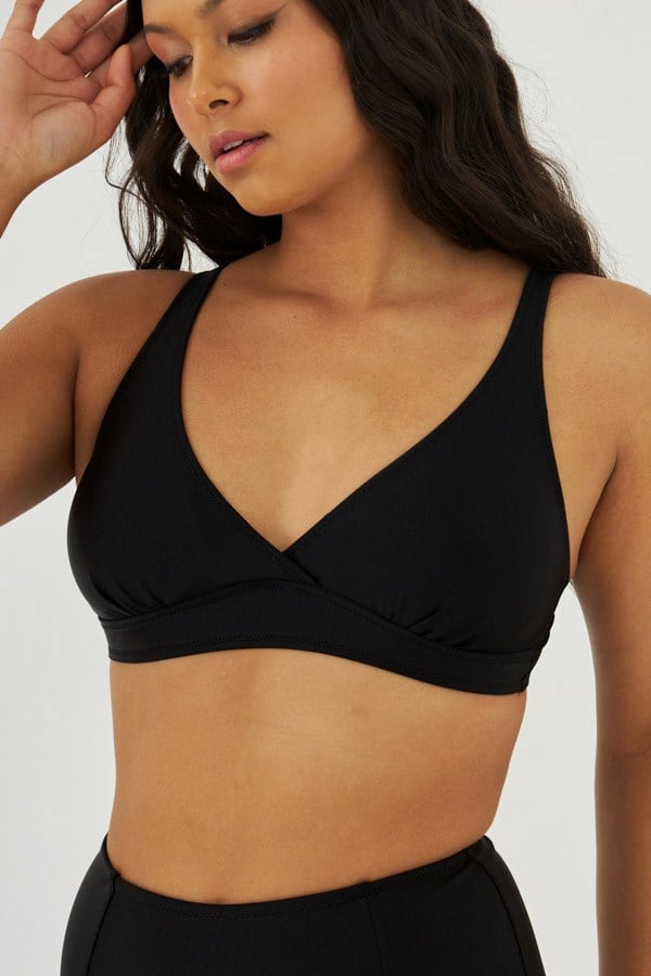 Starinci MayoStarinci Bikini Üstü Siyah Toparlayıcı Model