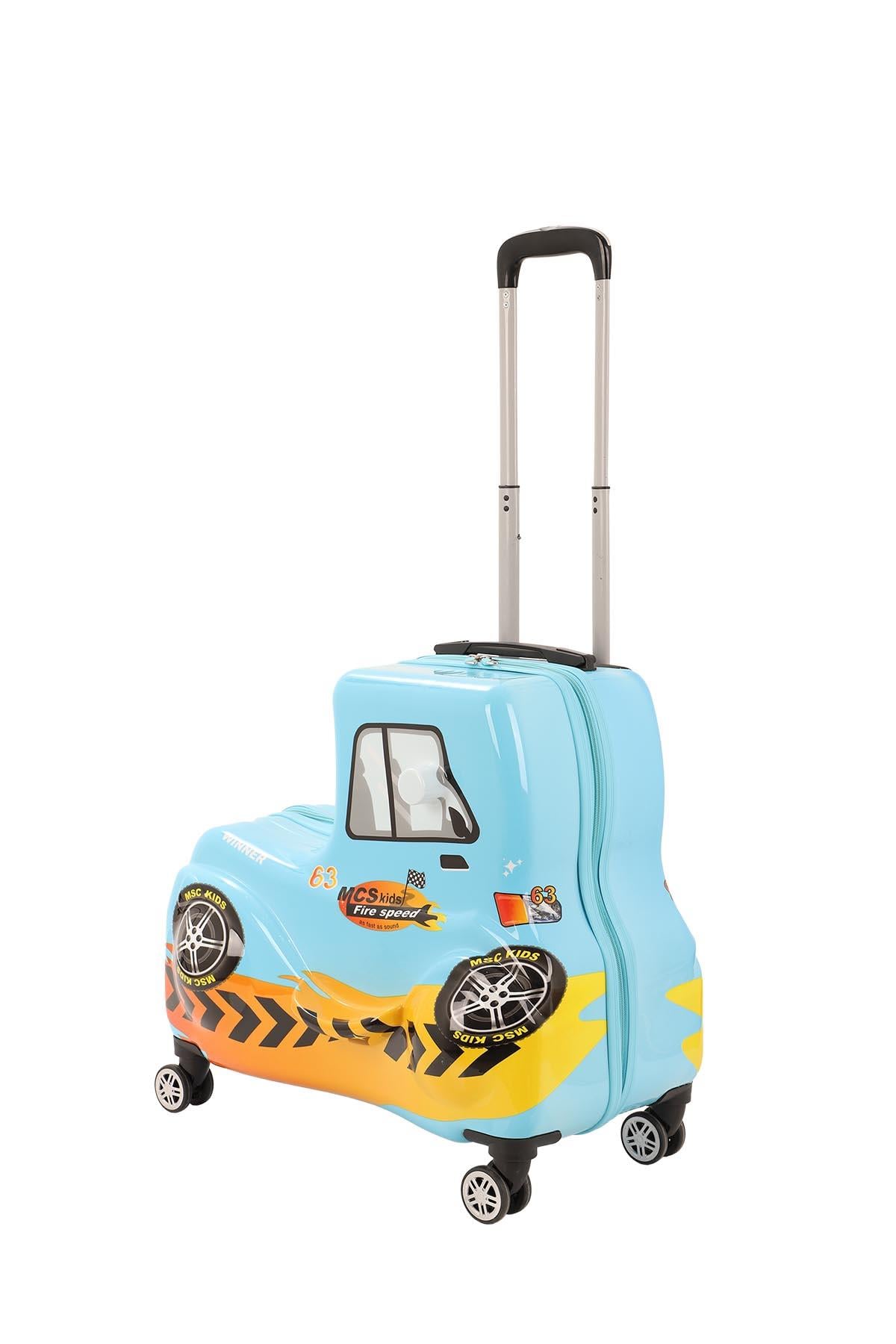 V368 ABS ÇOCUK VALİZ-MAVİ