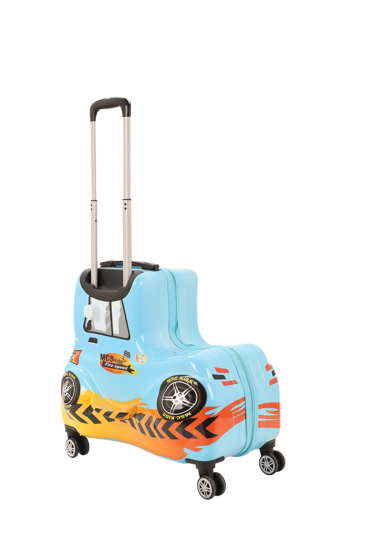 V368 ABS ÇOCUK VALİZ-MAVİ