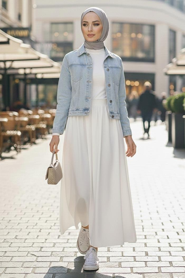 Basic Cepli Kot Ceket 1670 - Mavi