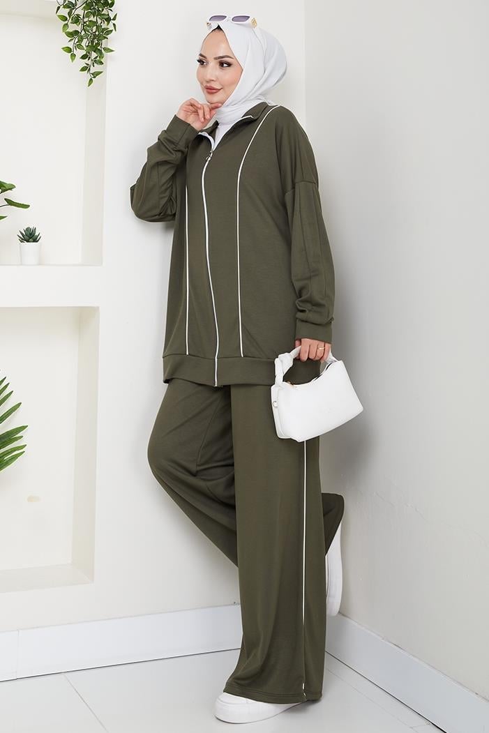 Biyeli Oysho İkili Takım 1608 - Haki