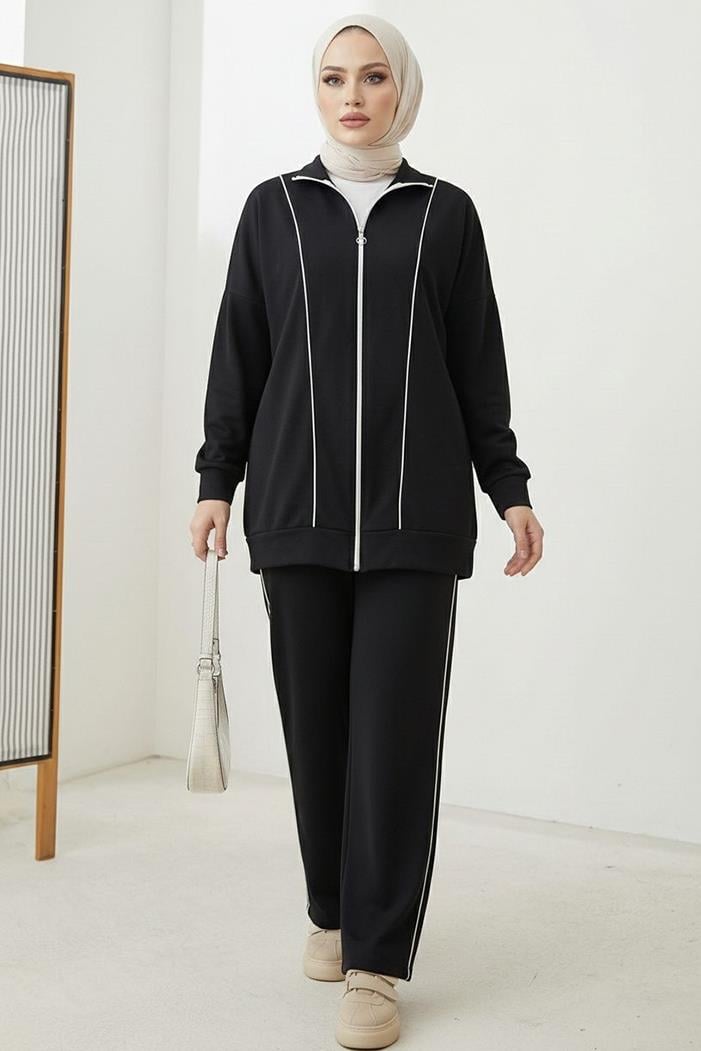 Biyeli Oysho İkili Takım 1608 - Siyah