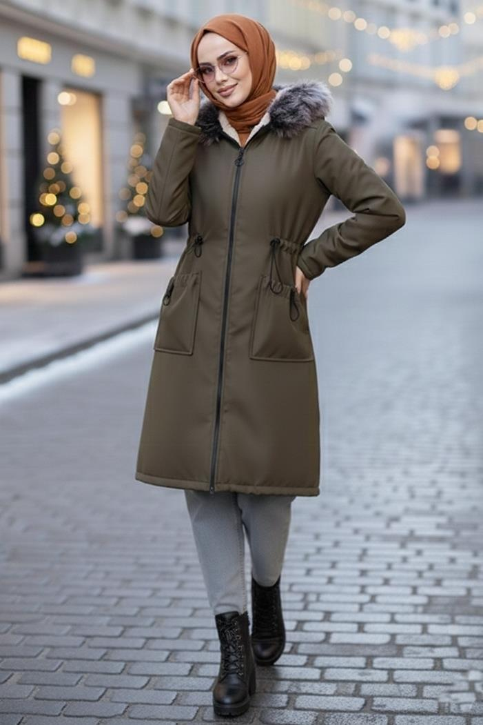 Mandes Tünel Kemerli Mont 592 - Haki