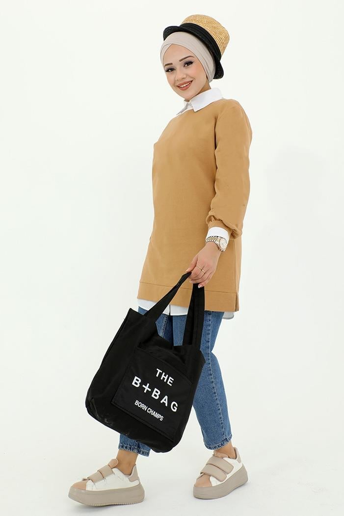 Milan Balon Kol Tunik 496 - Vizon
