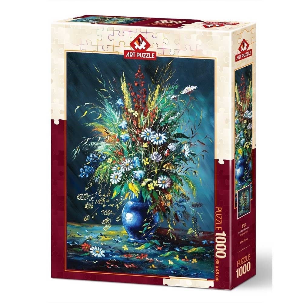 Art Puzzle Kır Çiçekleri 1000 Parça Puzzle-1000 Parça Puzzle