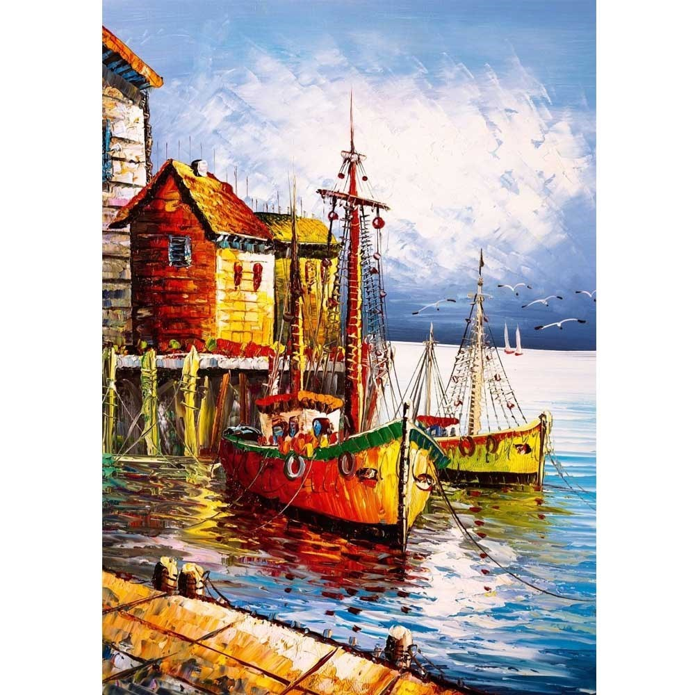 Art Puzzle Turuncu Liman 500 Parça Puzzle-500 Parça Puzzle