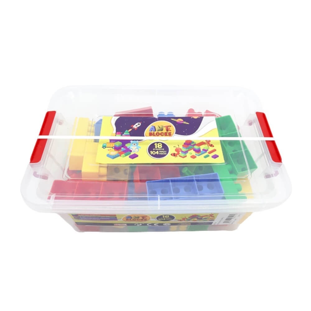 Asya Ant Blocks 104 Parça-Lego Oyuncak