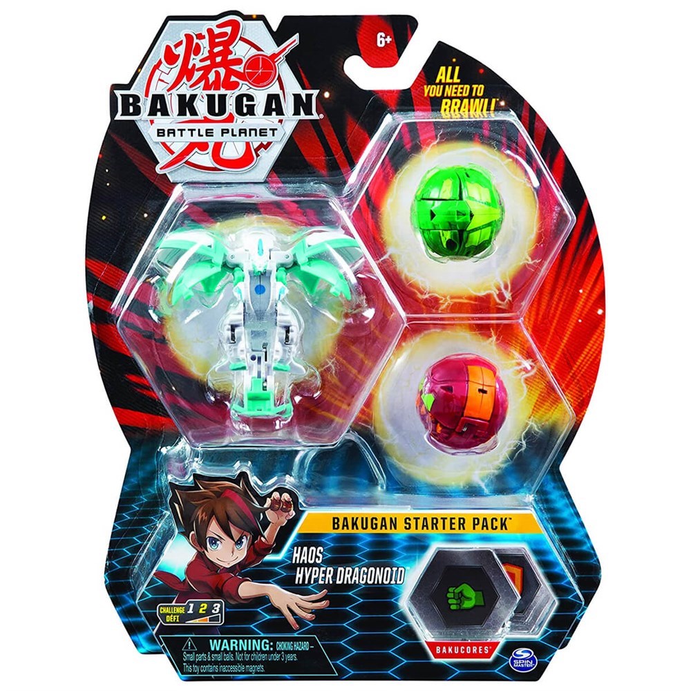 Bakugan Başlangıç Paketi Seti-Karakter Figürleri