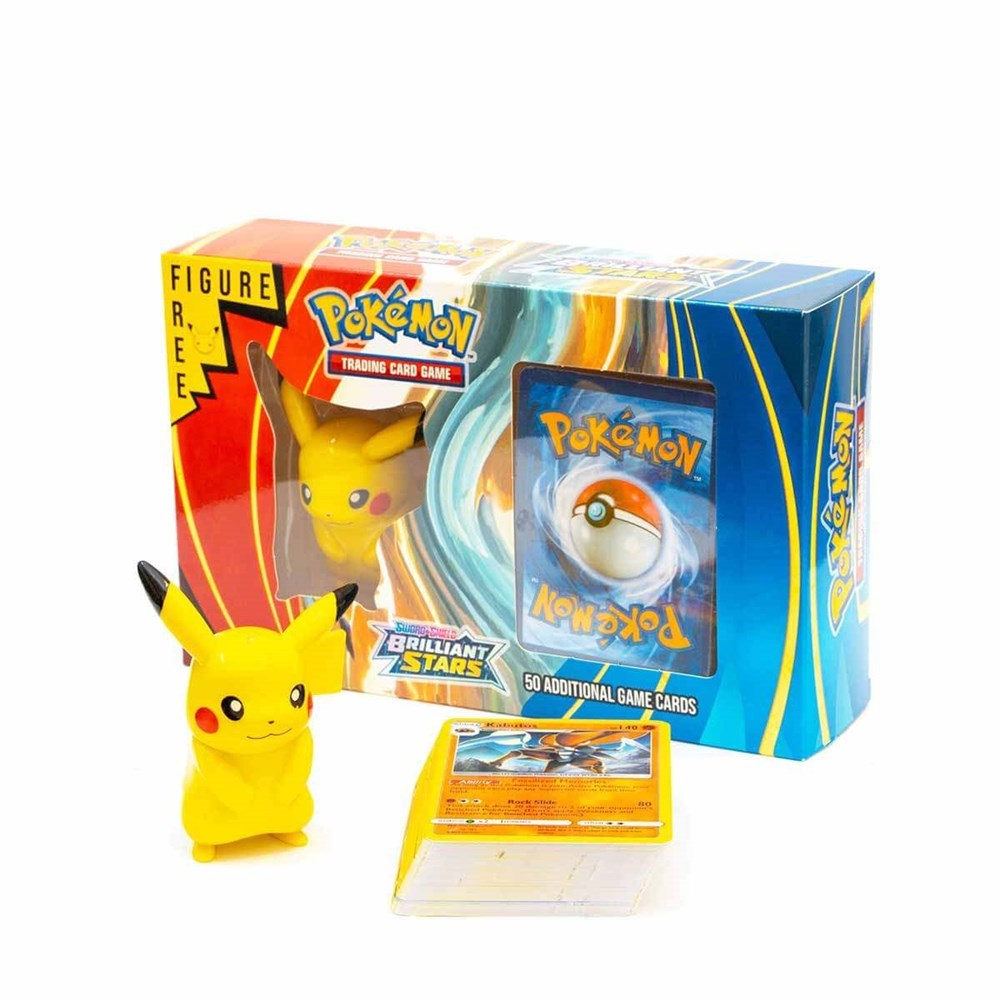 Başel Oyuncak Pokemon Starter Oyun Kartı Figür Hediyeli-Çocuk Kutu Oyunları