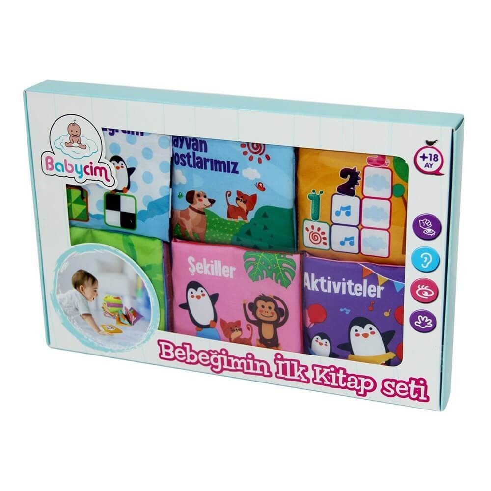 Bebeğimin İlk Kitapçık Seti - 6 Adet-Eğitici Bebek Oyuncakları