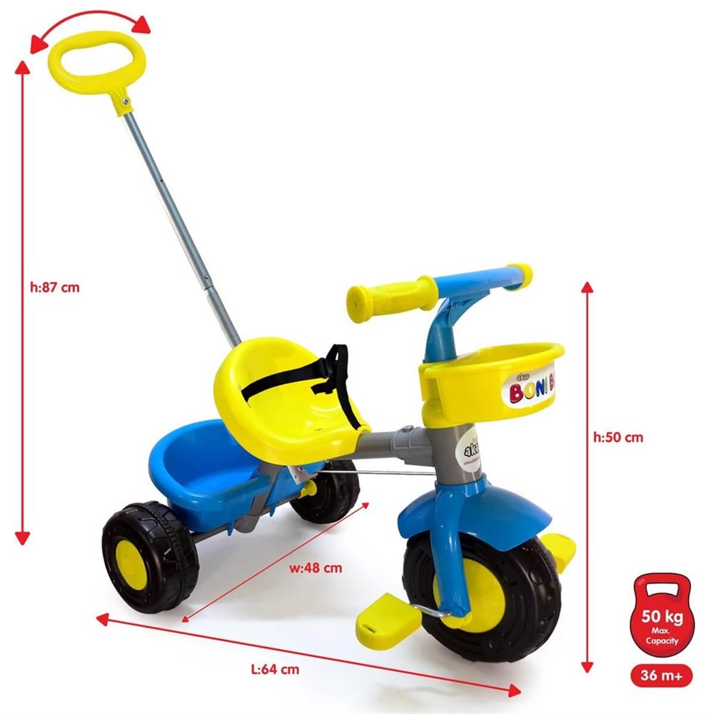 Boni Bike Kontrollü Full Demonte Sarı-Bebek Bisikletleri