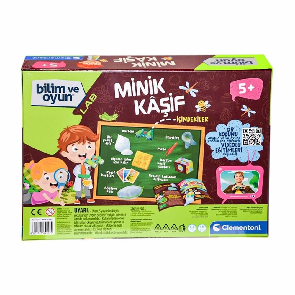 Clementoni Bilim ve Oyun - Minik Kaşif 64197-Akıl Oyunları