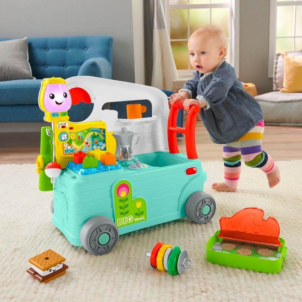 Fisher Price 3 ü 1 Arada Karavan Türkçe Ve İngilizce-Eğitici Bebek Oyuncakları