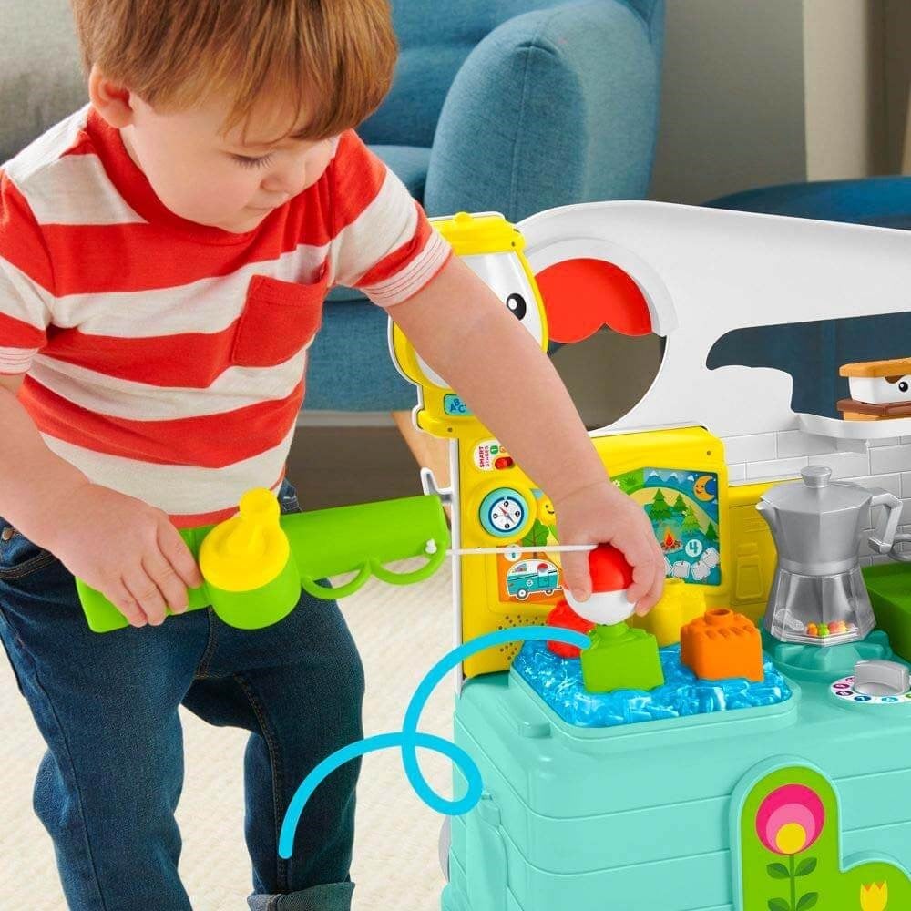 Fisher Price 3 ü 1 Arada Karavan Türkçe Ve İngilizce-Eğitici Bebek Oyuncakları