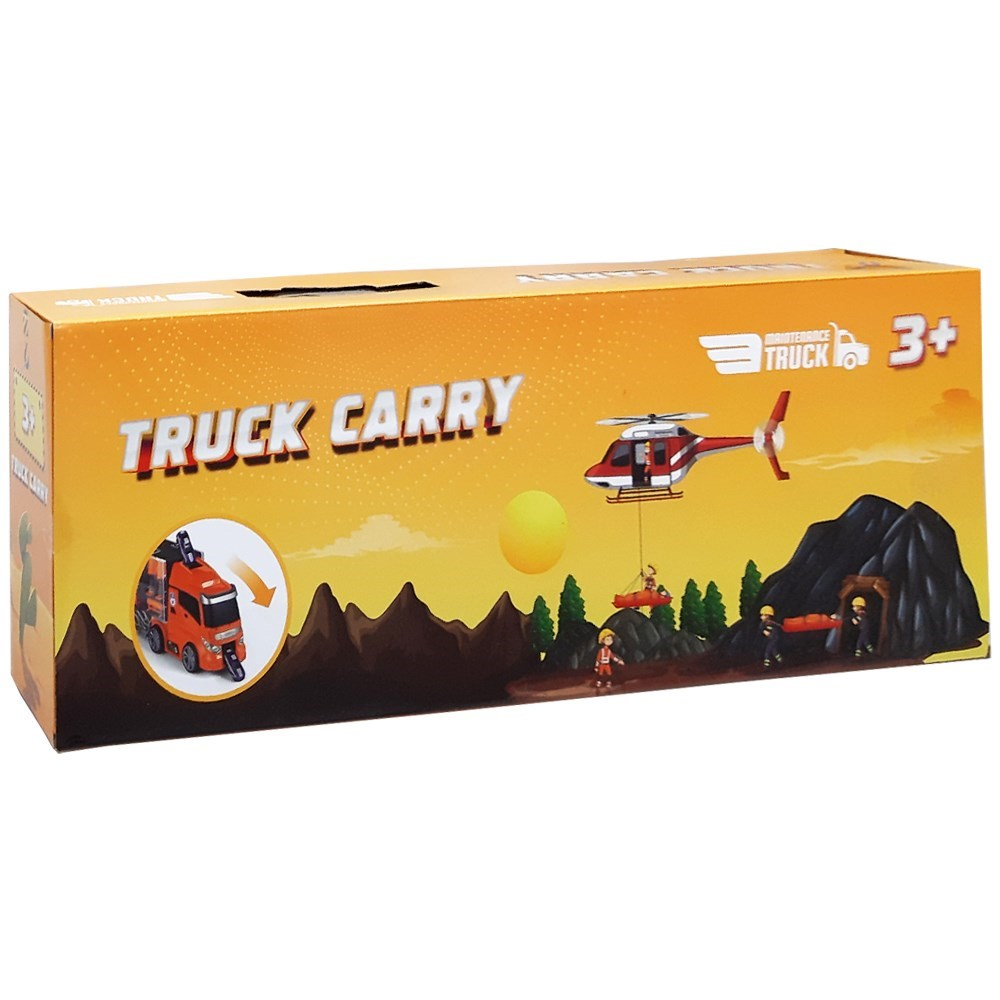 Galtoy Oyuncak İnşaat Taşıyıcı Tır 15 + 1 Parça GLT-E404-Oyuncak Kamyon