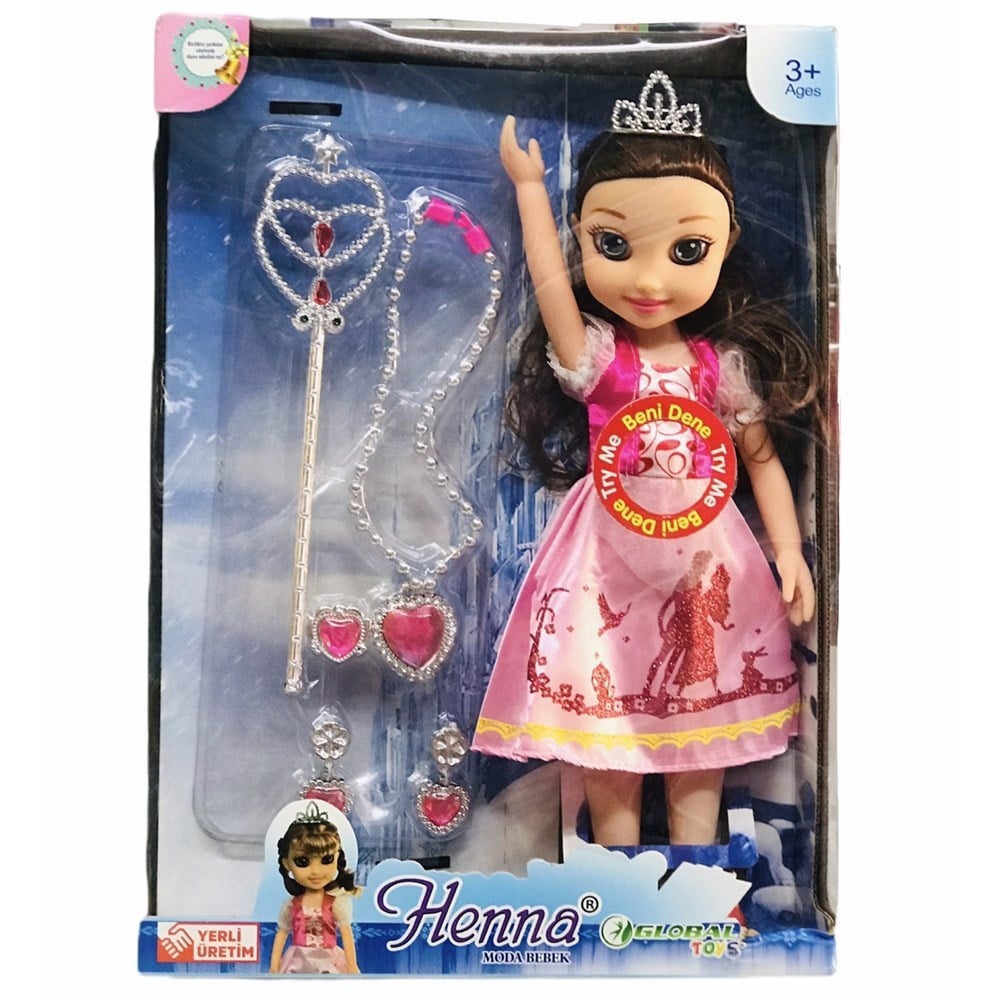 Global Oyuncak Henna Takı Seti GL100545-Oyuncak Bebekler