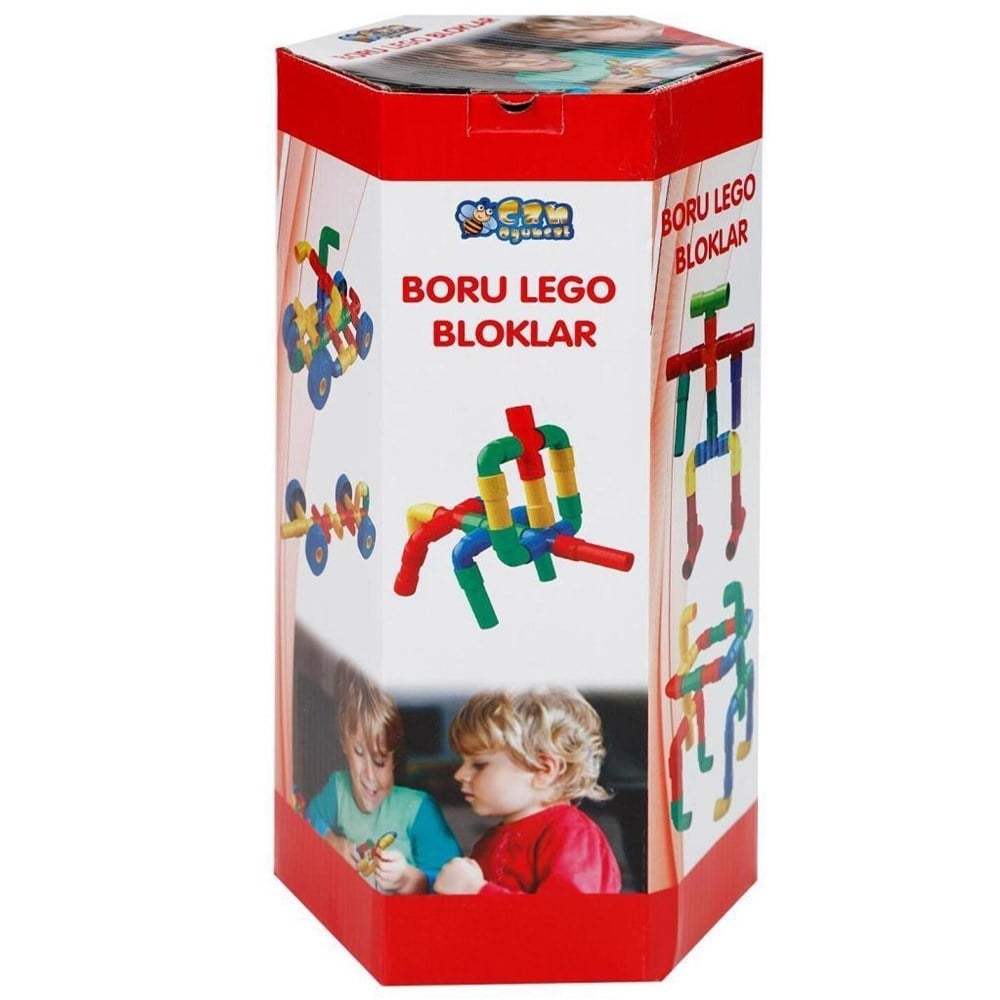 Halitcan Oyuncak 72 Parça Boru Lego HC1018-Lego Oyuncak