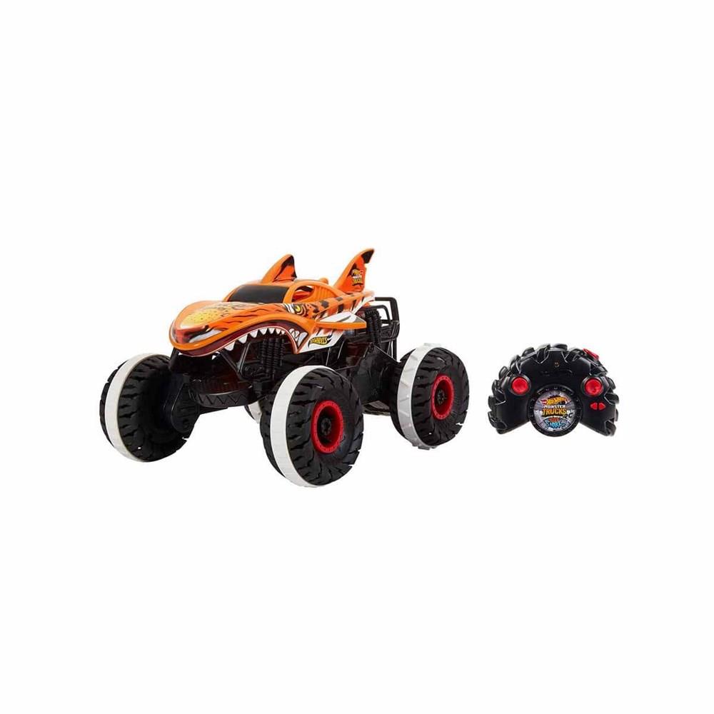 Hot Wheels Monster Trucks Durdurulamaz Tiger Shark HGV87-Kumandasız Arabalar
