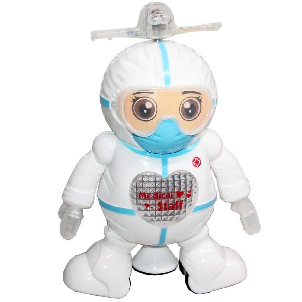 Işıklı Pilli Medical Robot M99444-9-Oyuncak Robotlar