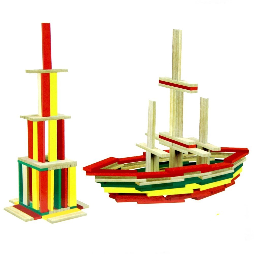 Playwood Eğitici Sihirli Bloklar 100 Parça-Ahşap Oyuncaklar