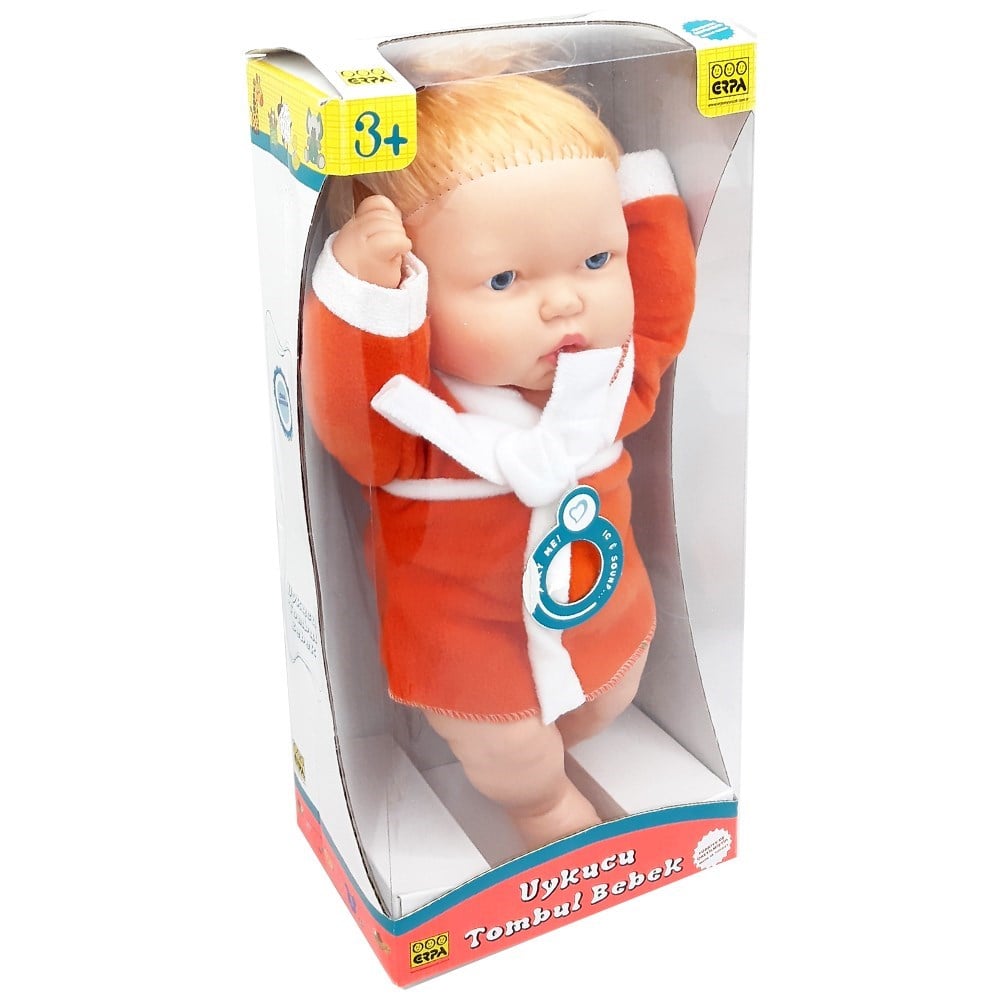 Tombul Saçlı Bebek Türkçe Konuşan 37 Cm 660535-Oyuncak Bebekler