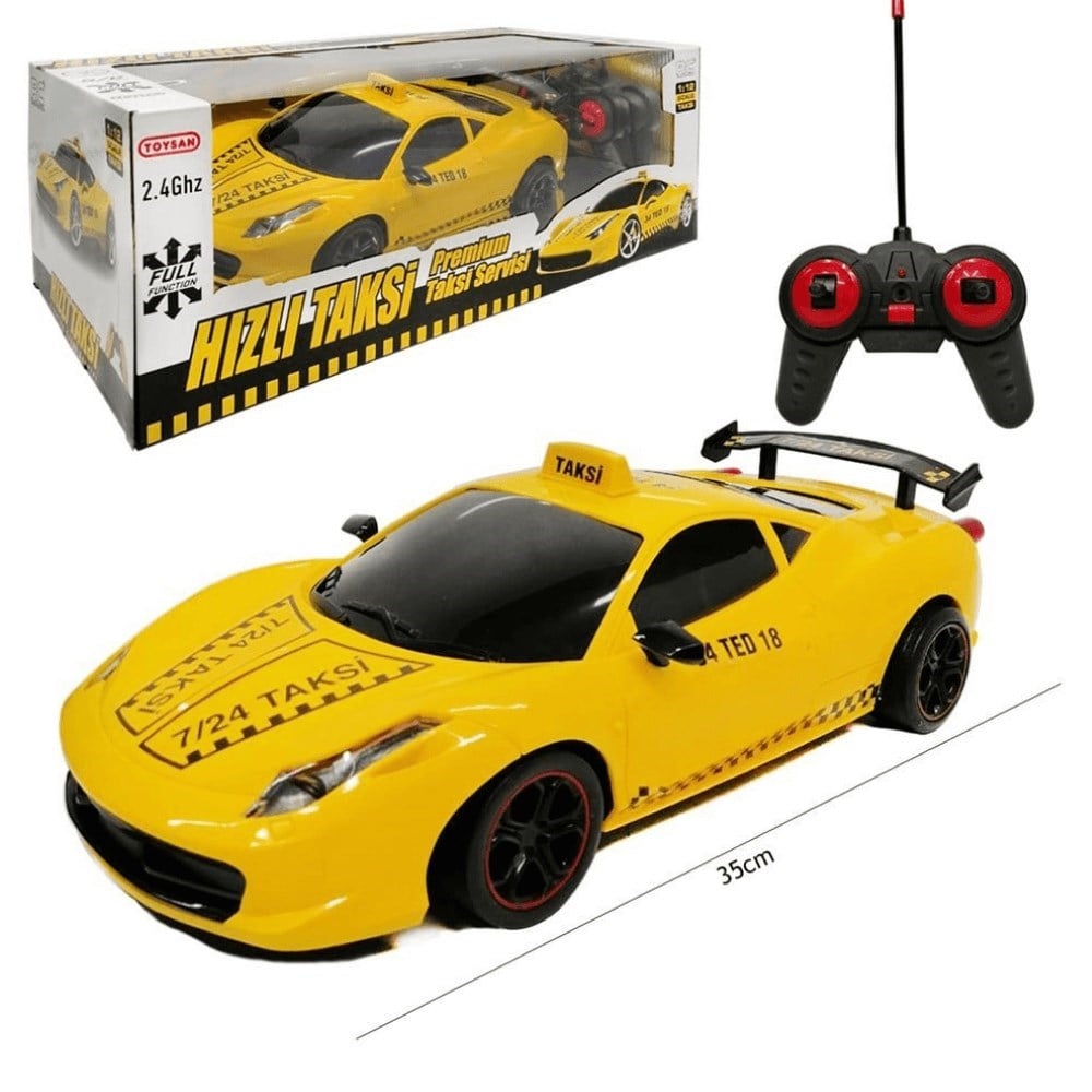 Toysan Uzaktan Kumandalı Şarjlı Süper Car Taksi Araba-Kumandalı Arabalar