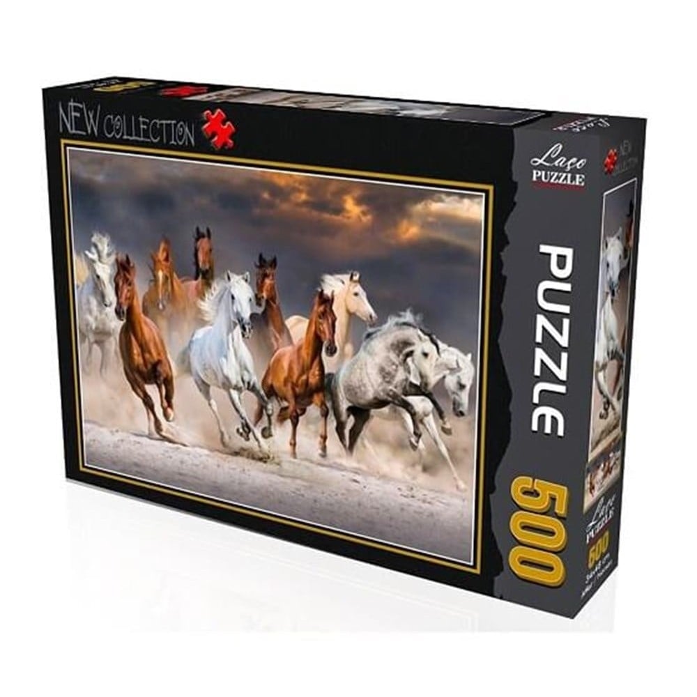 Utku Oyuncak 500 Parça Puzzle: Atlar-500 Parça Puzzle