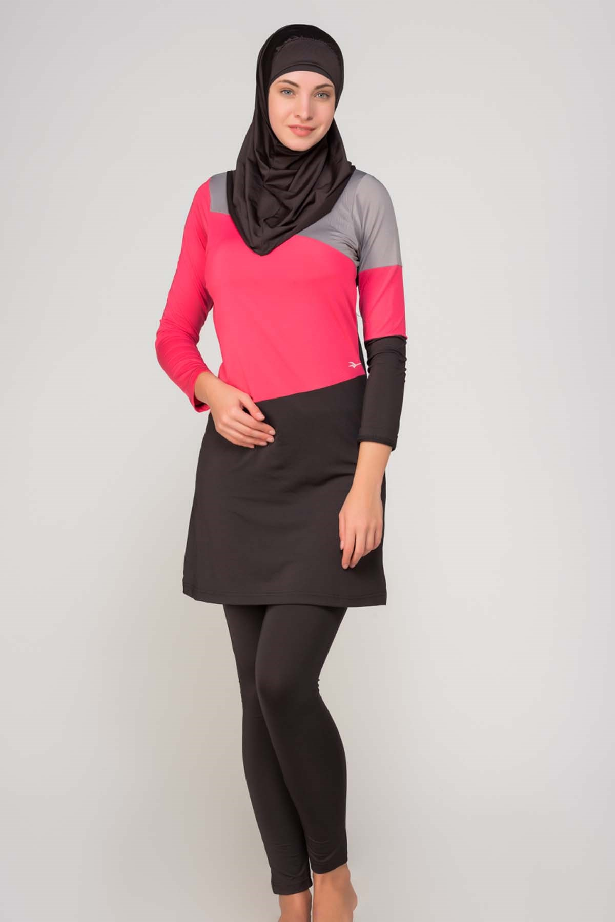 Alfasa 262B Oversize Tights Long Covered Islamic Burkini Swimsuit