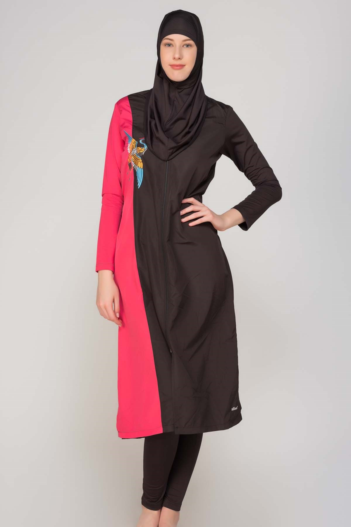 Alfasa 265 Tights Covered Islamic Burkini Swimsuit