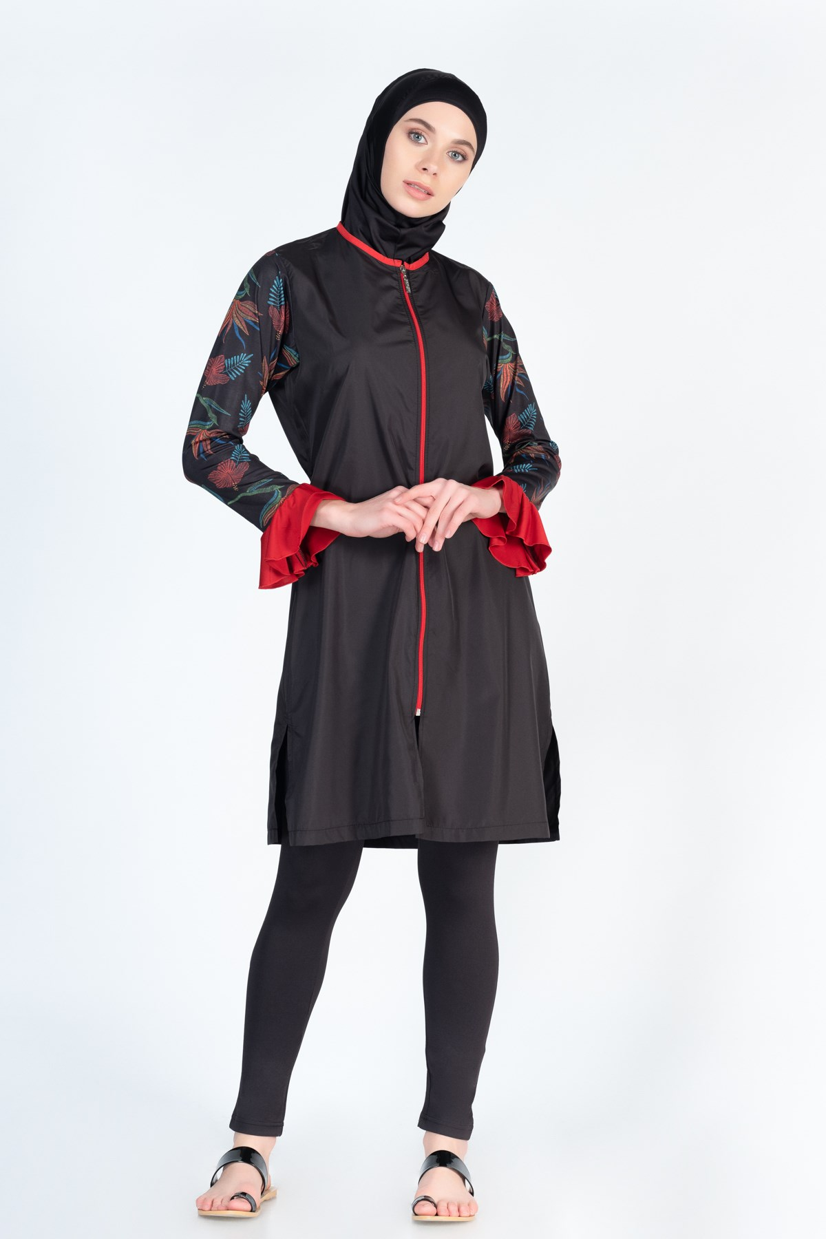 Alfasa 270 Tights Covered Islamic Burkini Swimsuit