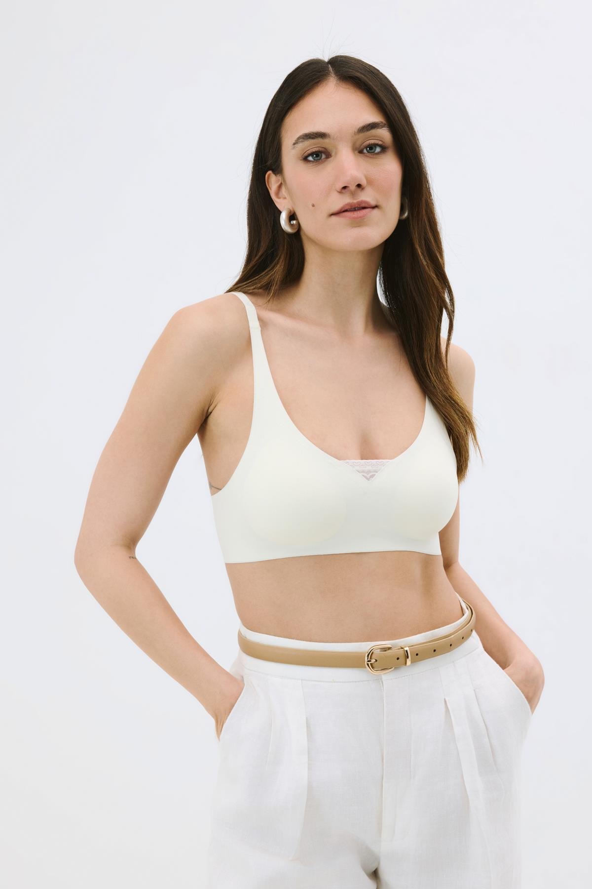 Wireless Seamless Laser Removable Padded Bra C26110