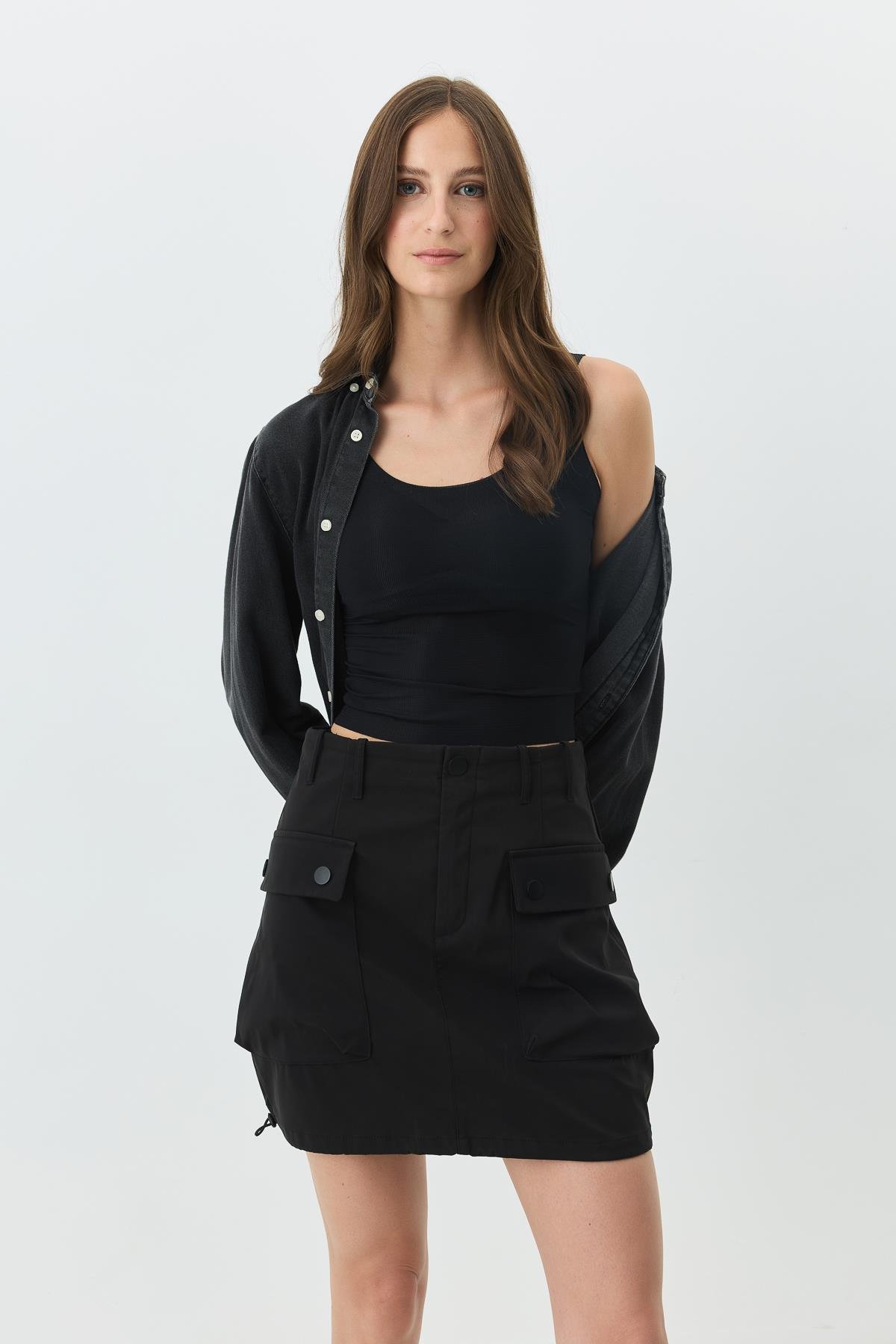 Balensiz Dikişsiz Lazer Kesim Büstiyer Çıkarılabilir Pedli 1010 Siyah