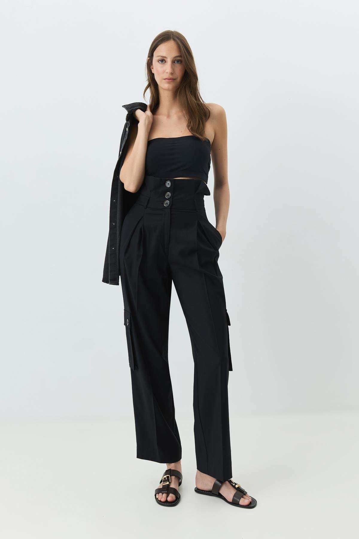 Balensiz Dikişsiz Lazer Kesim Straplez Büstiyer Çıkarılabilir Pedli 1019 Siyah