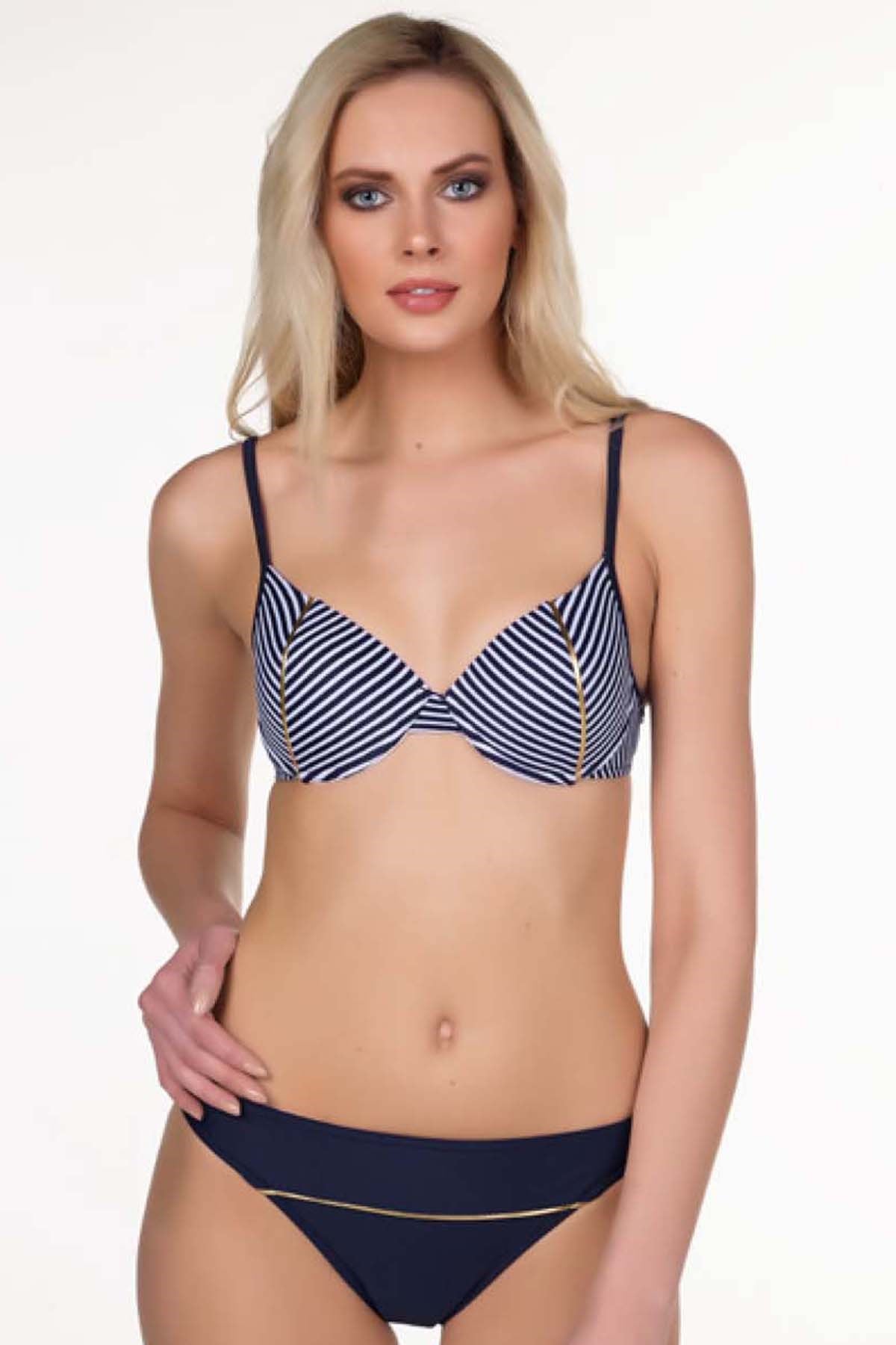 Camasircity 6156 Kaplı Bikini Marin