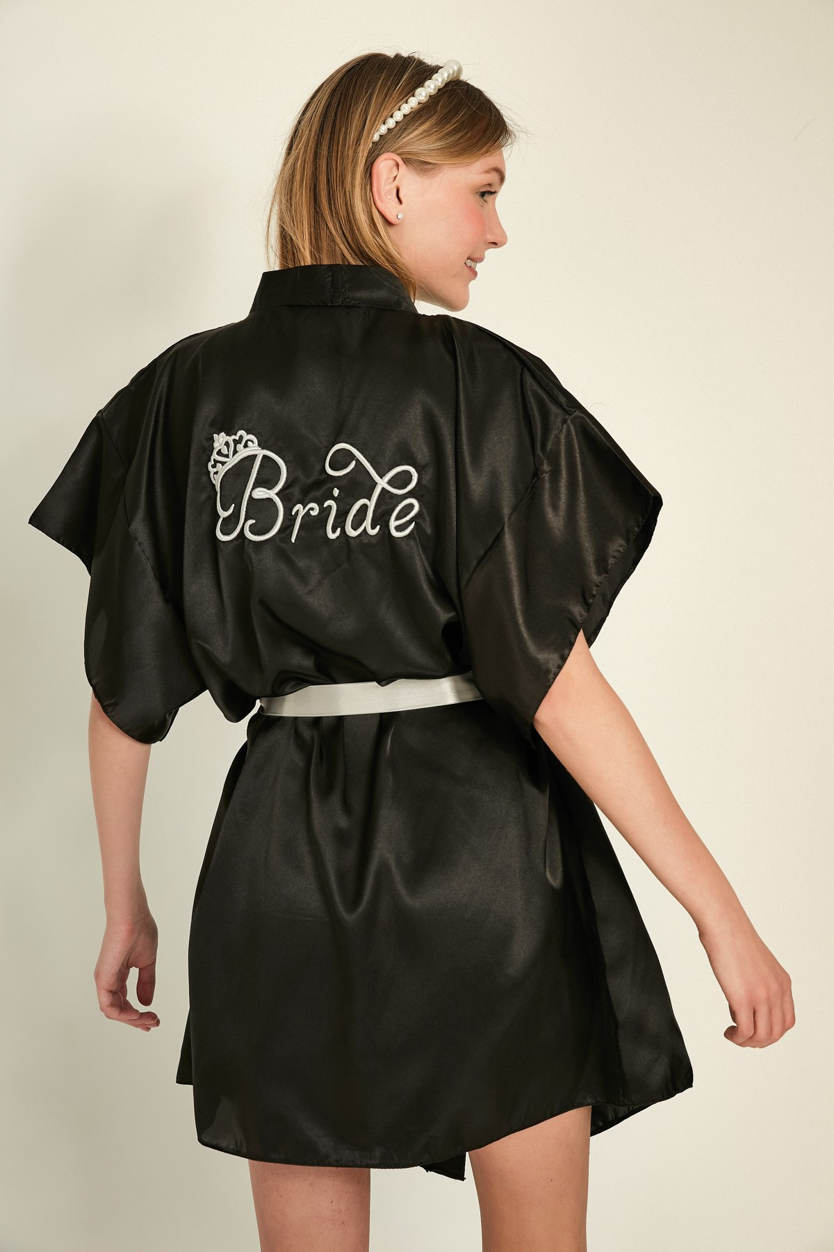 C&City Women Satin Dressing Gown 050