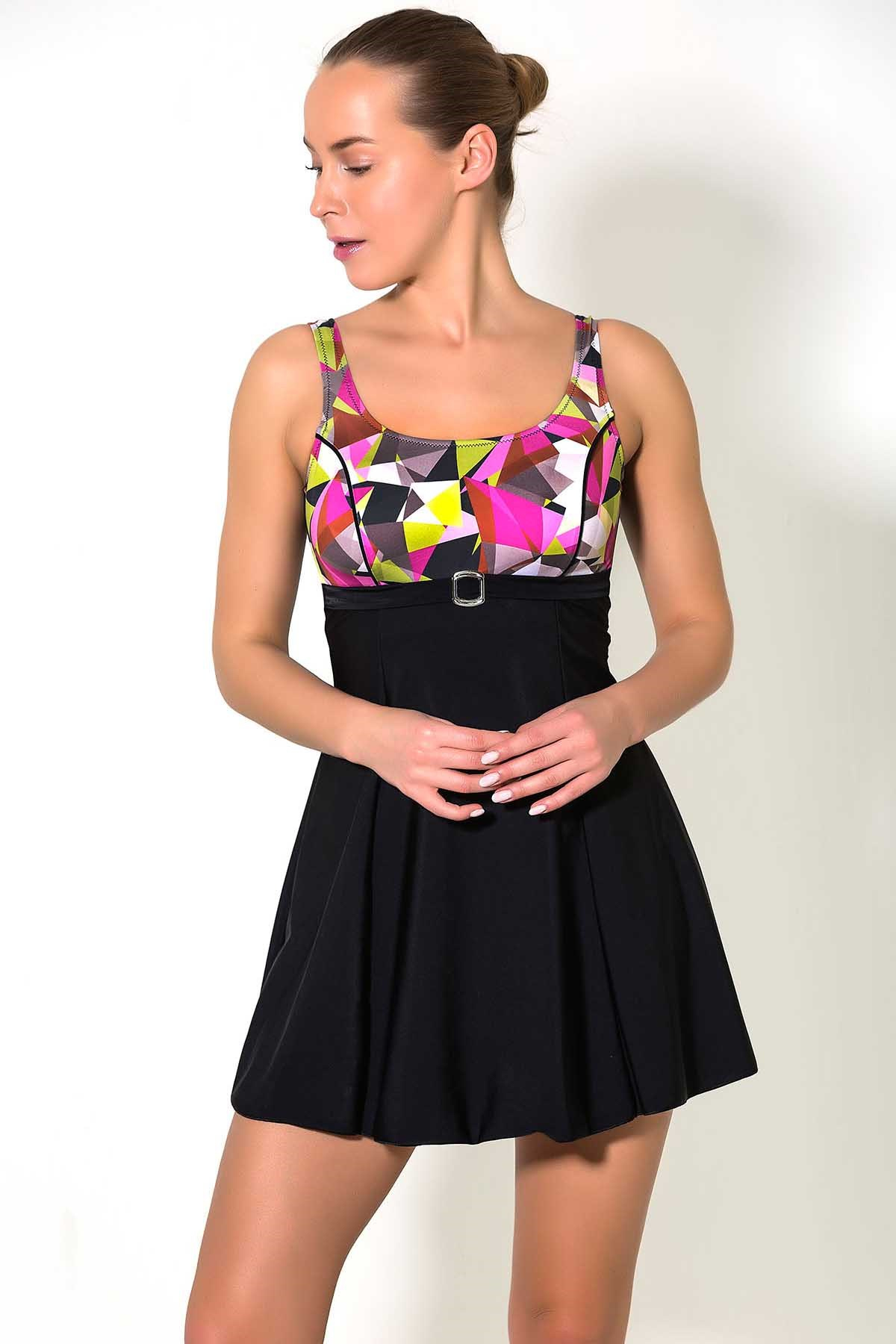 C&City 7278 Skirted Half Covered Swimsuit