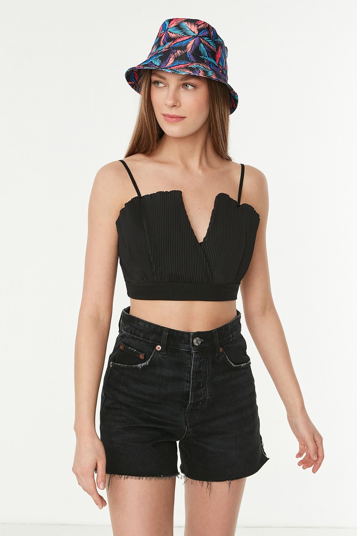 C&City Fötr Plaj Şapkası  Y8073 K-28