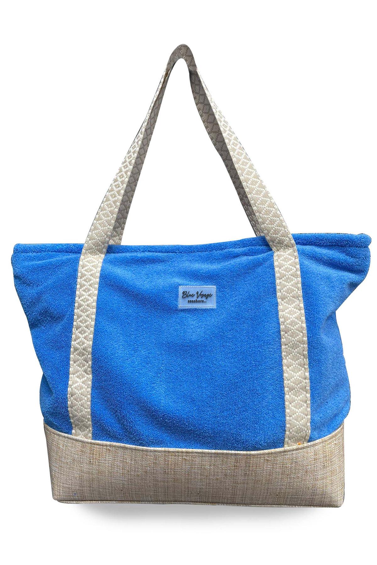 C&City Havlu Plaj Çantası Saks