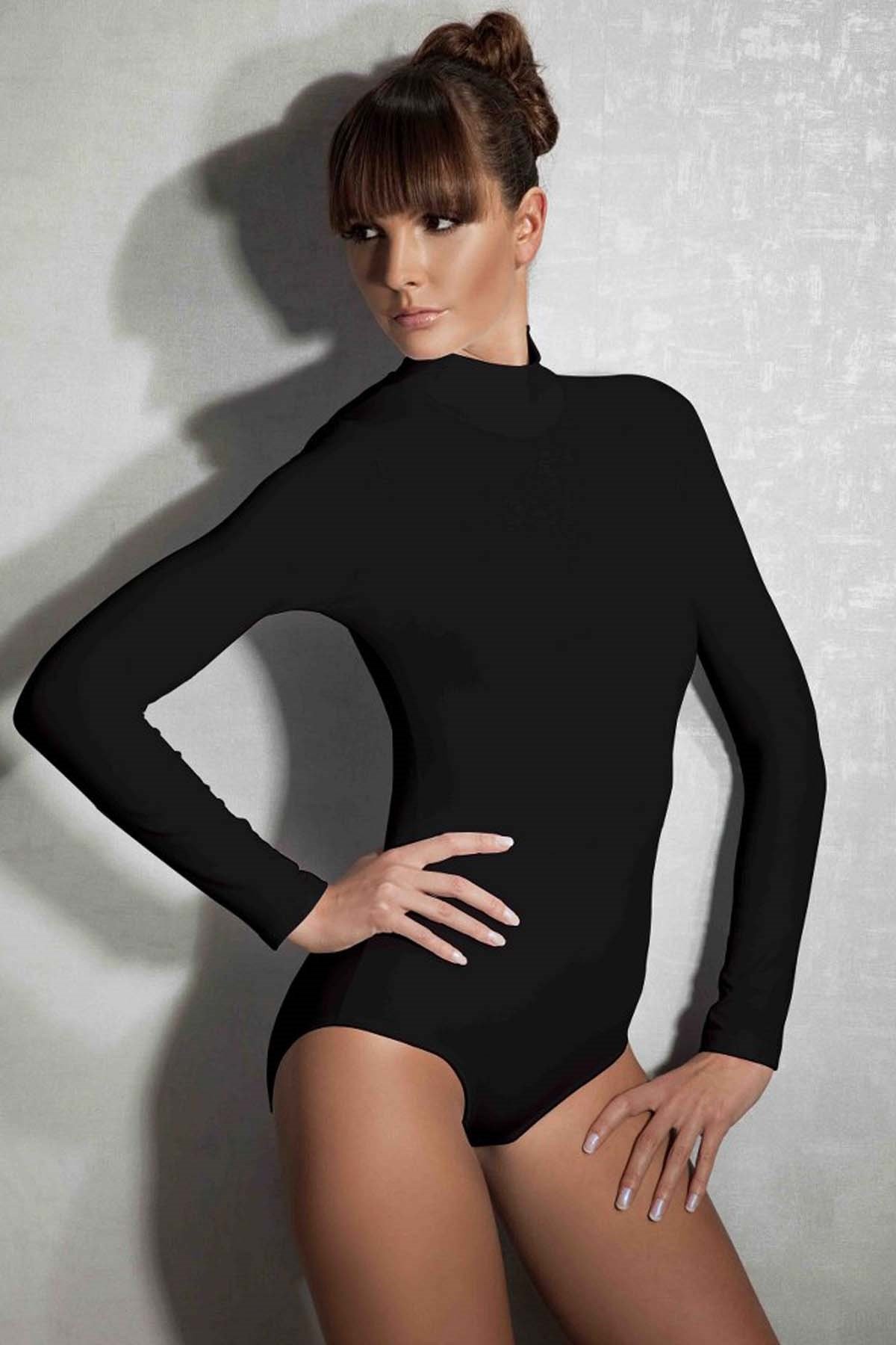 Doreanse 12407 Kadın Likralı Modal Body Siyah