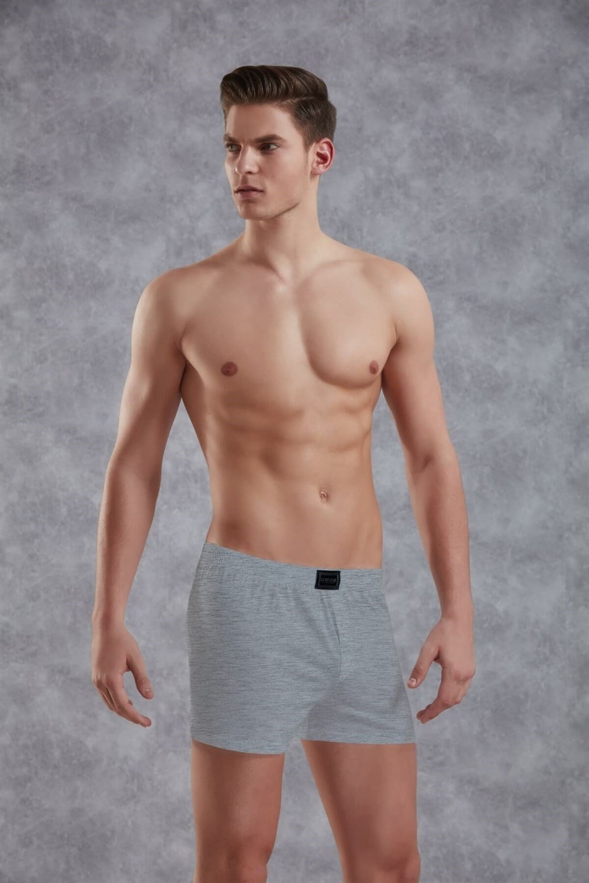 Doreanse 1511 Erkek Boxer Gri Melanj