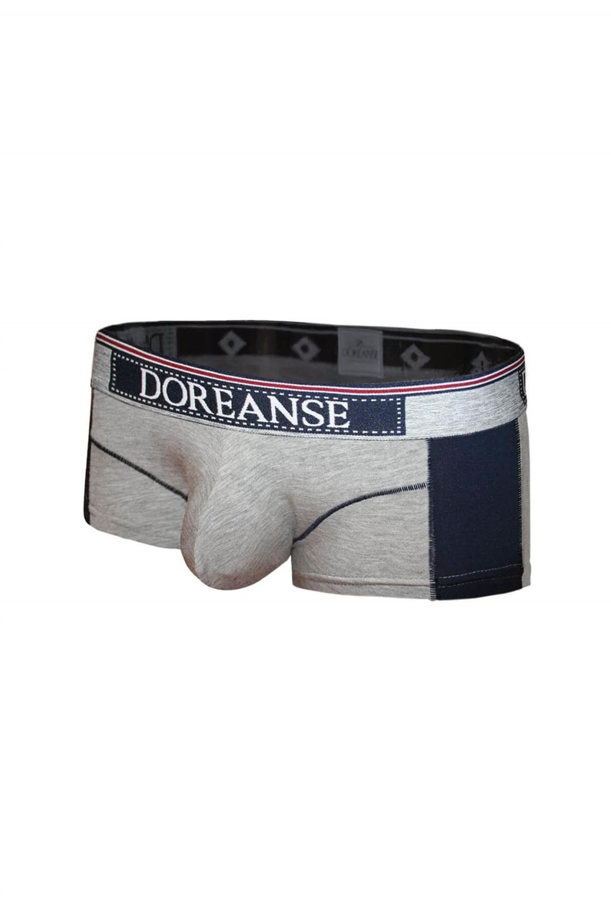 Doreanse 1730 Erkek Boxer Gri Melanj/Lacivert