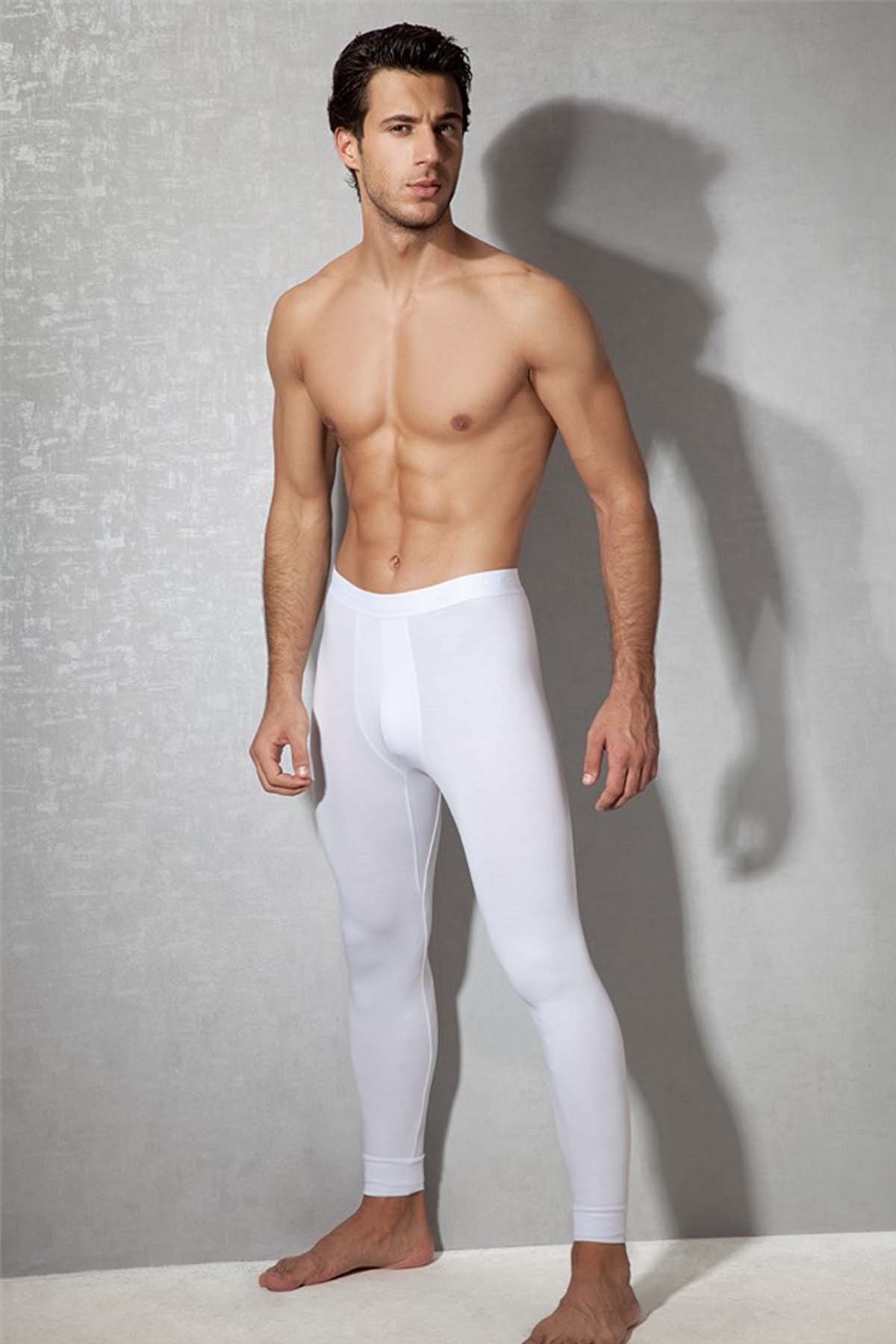 Doreanse 1950 Erkek Termal Alt İçlik Beyaz