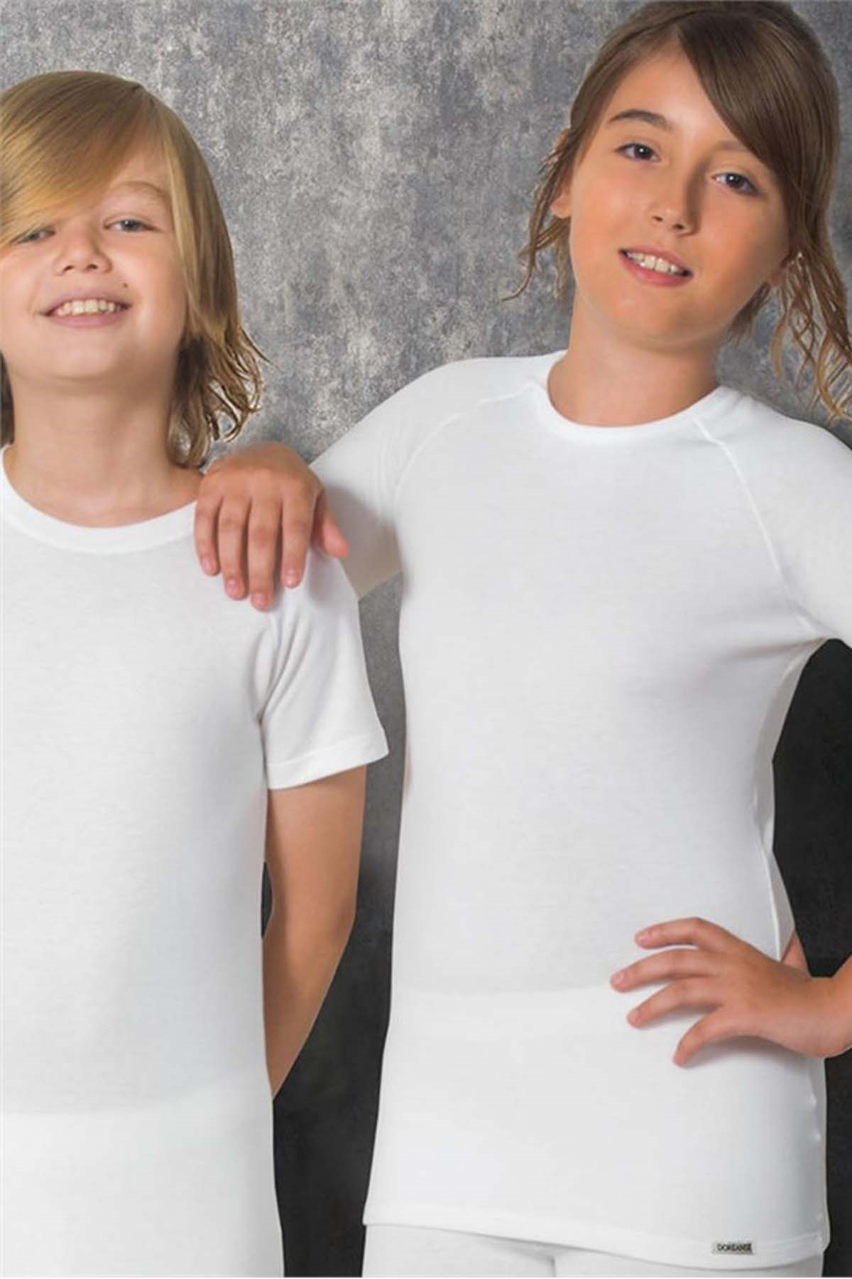 Doreanse 211-225 Çocuk Kısa Kol T-Shirt Siyah