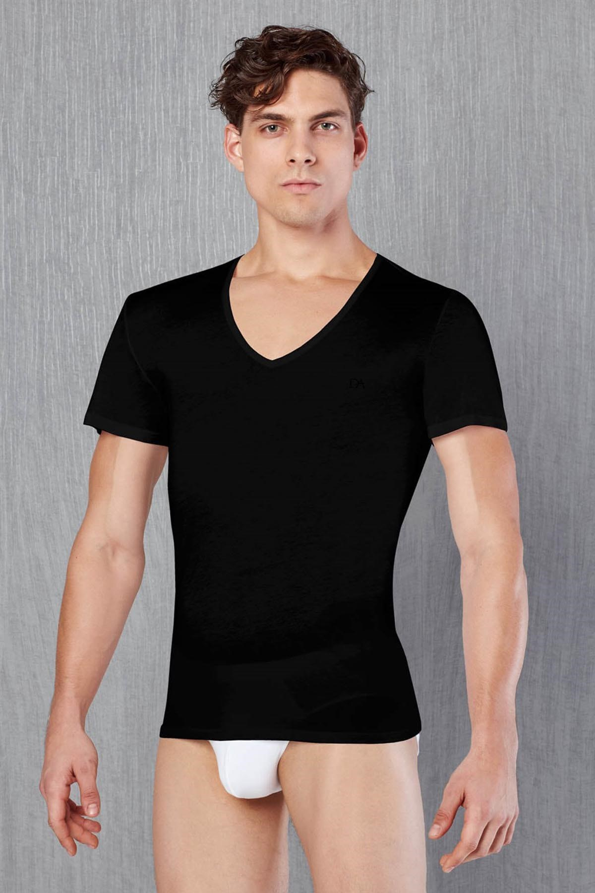 Doreanse 2530 Erkek T-Shirt Siyah