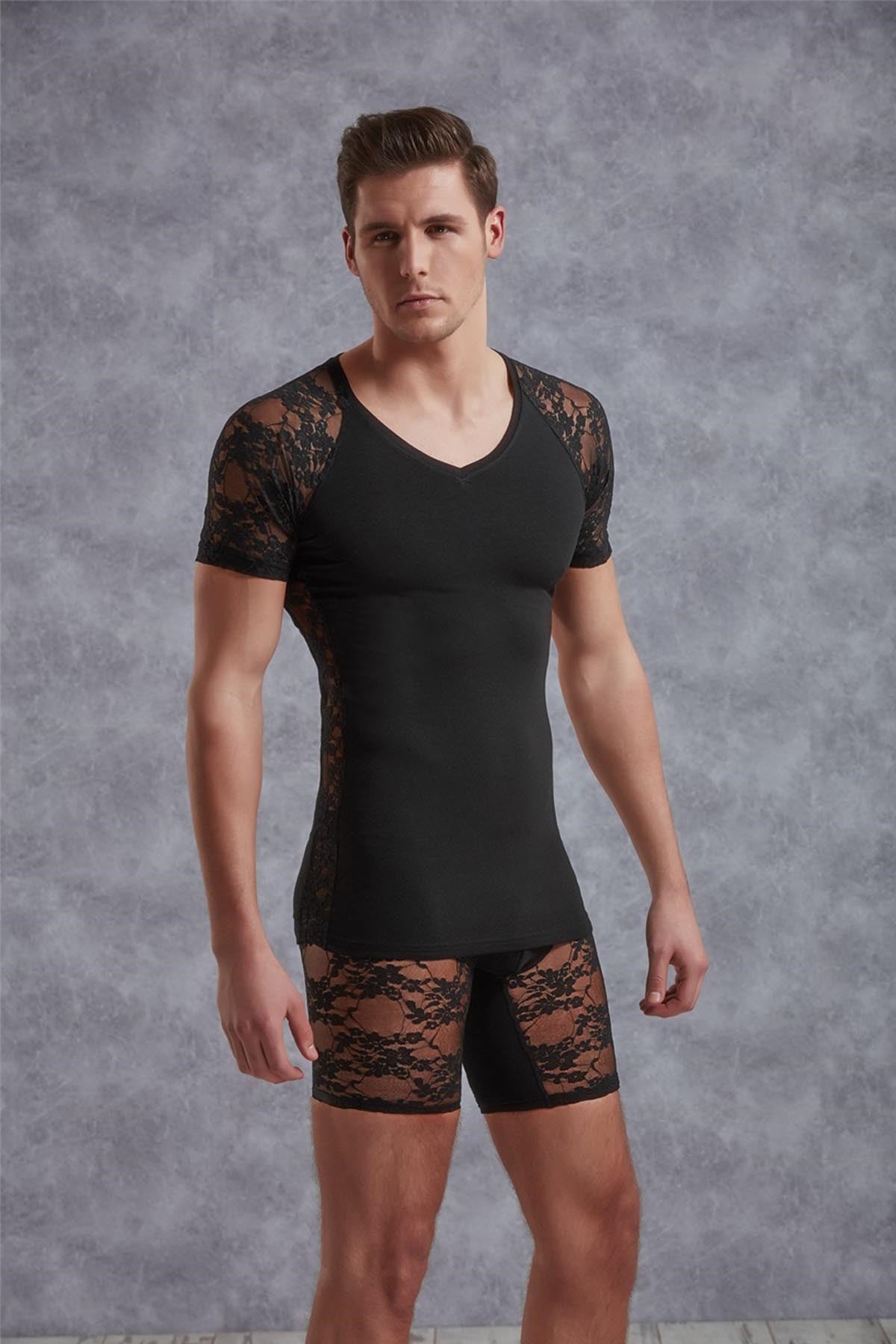 Doreanse 2552 Erkek T-Shirt Siyah