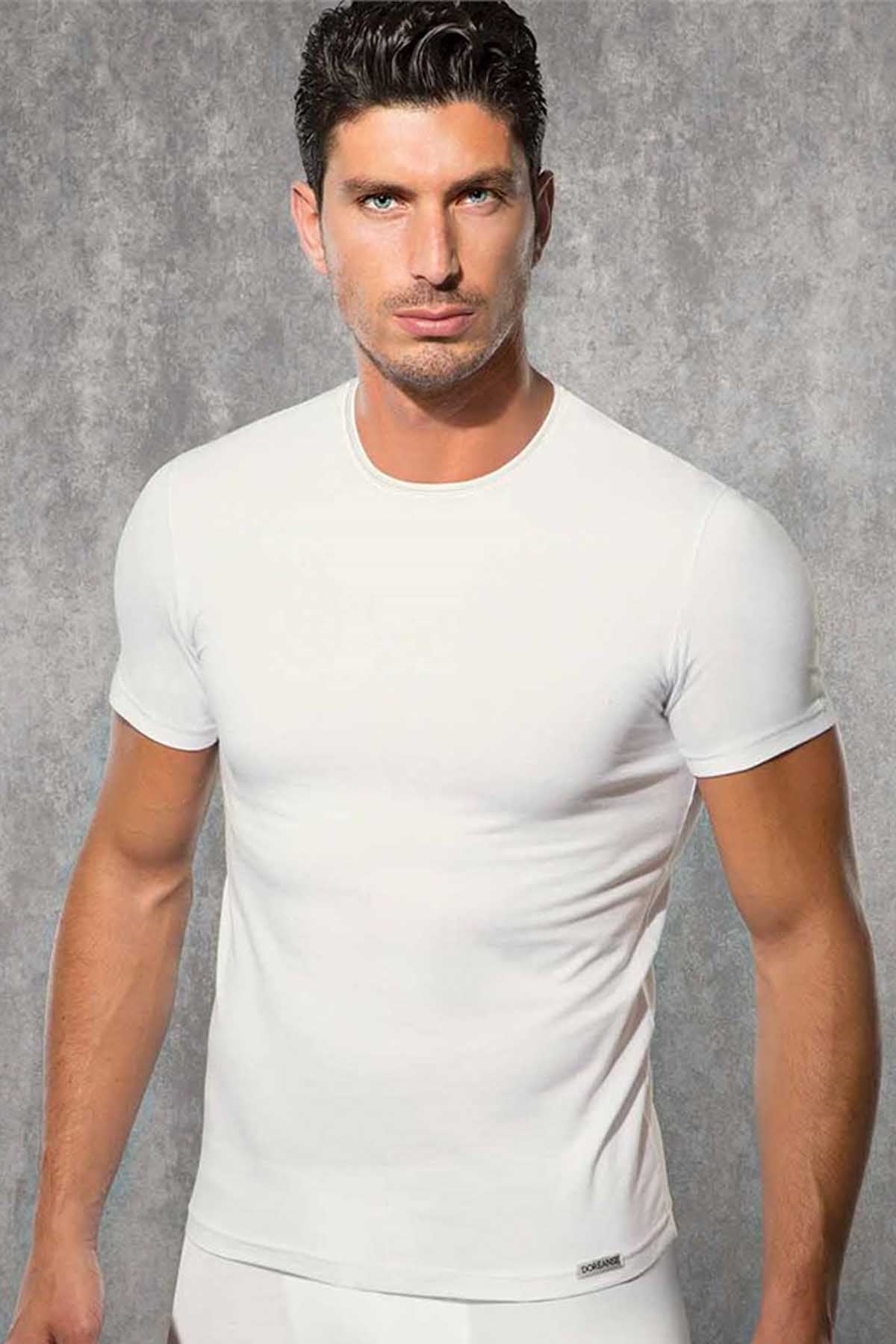 Doreanse 2870-2875 Erkek Viloft T-Shirt Ekru