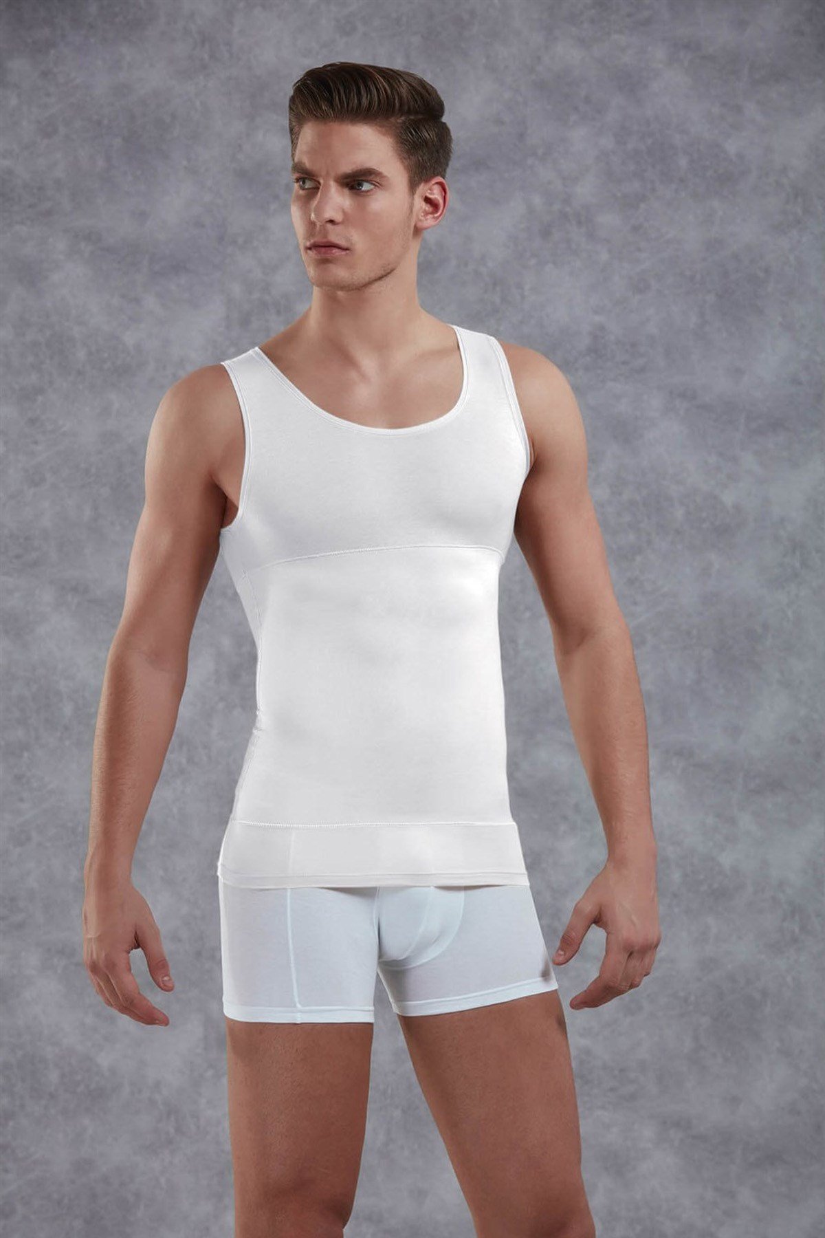 Doreanse 5950 Erkek Atlet Korse Beyaz